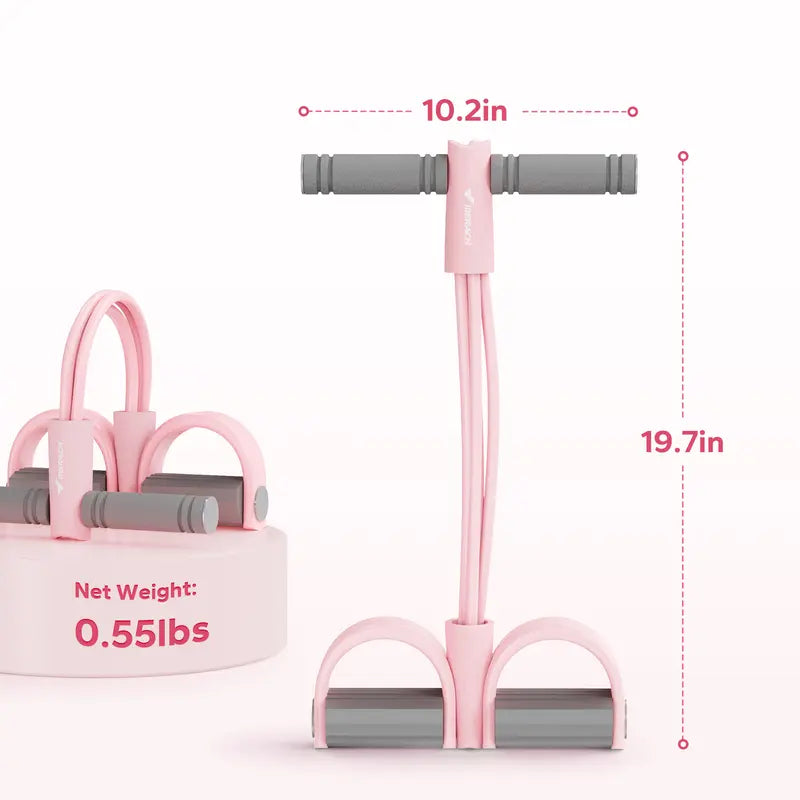 4-Tube Resistance Band Set with Pedal Puller