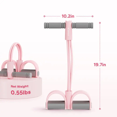 4-Tube Resistance Band Set with Pedal Puller